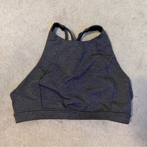 Lululemon high neck bra grey size 8 medium